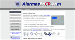Desktop Screenshot of alarmasencr.com