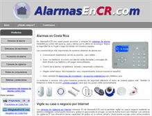 Tablet Screenshot of alarmasencr.com
